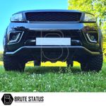 For Nissan Navara NP300 2015  DRL Fog Light Surrounds Gloss Black LED Covers
