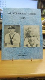 Australian Tour Souvenir Programme 1985