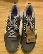 Nike Juniper Trail Cushioned Running Trainers Green/Grey/White UK 10.5