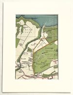 Vintage 1955 Edinburgh Map - Mounted - Cramond, Barnton 4