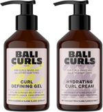 Bali Curls Curl Defining Set - Hydrating Curl Cream & Defining Gel (150 Ml Each)