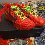 Nike Kobe 6 Protro Reverse Grinch FV4921-600 UK 7.5 US 8.5 New Authenticated