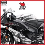 Grip Devils Tank Grips: Honda CBR600RR 2007-2012 Clear