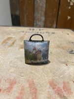Vintage Hand Painted Cowbell Geneva Switzerland Holiday Souvenir Collectable