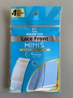 Walker Lace Front Support Minis Double Sided Tape Tabs Strips - 72 Tabs/Bag