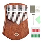 Hluru Kalimba 17 Keys ,professional Kalimba Flatboard rosewood Sapele Walnut