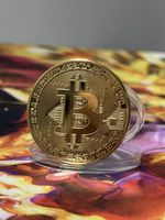 Bitcoin coin Physical Collectible Coin (BTC)  - UK STOCK