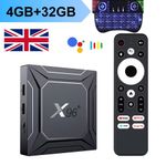 X96 M200 Android 14.0 TV BOX Amlogic S905X5M 2.4G&5G Dual Wifi 1G LAN AV1 BT, UK