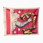 Vintage Bedford Flag 3x3.5  Bulldog 100% Cotton with Original Box