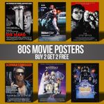 80s Movie Posters Wall Art Classic Vintage Film Cinema Picture Poster Prints