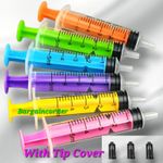 Syringes NO NEEDLES (T11) Craft Syringes Colourd Liquid Dispenser Syringes 5ml