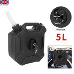 5L Jerry Can Metal Fuel Petrol Diesel Storage Tank Container Car Van Motorbike
