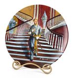 1978 Gone With The Wind "Ashley" Kursar/Knowles Collector Plate ~ Stand Included
