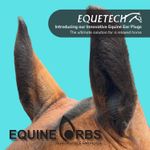 Equetech Equine Orbs - Performance Ear Plugs for Horses - Pony /Horse (4 Pack)