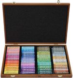 Mungyo Gallery Artists' Soft Oil Pastel Set 72 Color Pastels Wood MOPV-72W