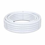 22mm Barrier Pipe PEX White 22mm - 25M Coil Pushfit Plumbing Pipe WRAS Approved