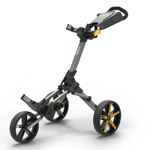 POWAKADDY MICRA 2026 GOLF PUSH TROLLEY IN YELLOW BRAND NEW BOXED