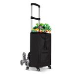 Durable Stair Climbing Cart Folding with Rope Luggage  Wheel Racks and Bags