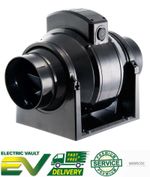 MANROSE MF100T IN-LINE 3 SPEED FAN TIMER EXTRACTOR MIXEDFLOW 100mm / 4 Inch
