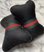 Gucci Designer Car Neck Pillows  2 Pillows Or Bulk Headrest Pillows Cushion