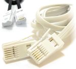 BT 431A PLUG TO PLUG CABLE 4 WIRE TELEPHONE CORD STRAIGHT WIRED EXTENSION LEAD