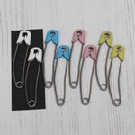 Traditional Nappy Pins Baby Safety Snap Lock Metal Cap x2 Plus Multi Buy Deals