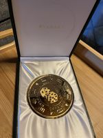 Beautiful Bulgari Vintage Oversized Casino Coin / Paperweight in Bulgari Case