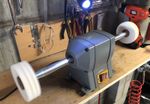 Bench Polisher Motorcycle Motocross Motorbike Enduro Trials Buffer Karting