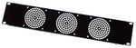 2U  Rack Panel for 3 x 80mm Fan Holes 19 inch Folded Rackmount Panel