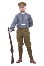 WW1 British army shirt grey back MADE TO YOUR SIZES