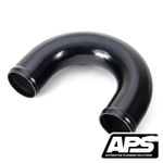 APS Alloy Air / Coolant / Intercooler Pipe - Black - 180 Degree, 76mm (3'') OD