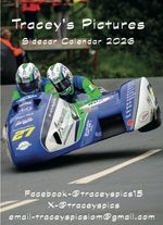 2026 IOM SIDECAR CALENDAR -TRACEY'S PICTURES **ONLY S/CAR CALENDAR  AVAILABLE **