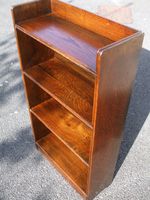 Antique tiger oak bookcase, good colour, fast economy delivery