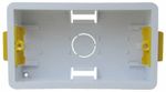 2 Gang 35mm Double Dry Lining Plasterboard Cavity Wall Mounting Back Box