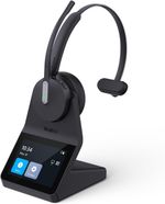 WH64 Pro DECT& Bluetooth Wireless Headset, 3.5 Touchscreen Teams, Mono Headphone