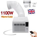 1100W Air Conditioner Window Desk Refrigerated Cool & Heat LCD W/ Remote Control