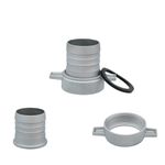 Aluminum Water Pump Fitting with Rubber Gasket for Multiple Tube Sizes