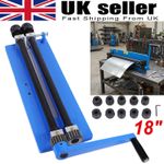 18" Bending Machine Sheet Metal Bead Roller Swager Plate Steel Body 6 Roll Sets