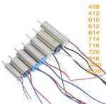Coreless DC Motor 3.7v Micro RC (0408 412 612 615 617 716 720 816 8520 1020) -UK