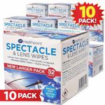 Healthpoint Spectacle & Lens Cleaning Wipes 520 Pack Glasses Screen Wipes