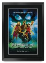 Scooby-Doo Gift Poster Framed Autograph Picture Print for Movie Memorabilia Fans