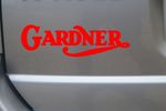 Gardner logo decal sticker - car van trailer caravan stationary engine 2@10x3cm