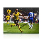 Andres Iniesta Signed Barcelona Football Photo: Semi-Final Goal