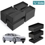 4Pcs Heavy Duty Bed Chair Risers Feet Leg Lift Furniture Extra Raisers L Design