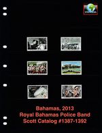 $6.25 Scott Value - 2013 BAHAMAS Royal Police Band, Music CV MNH NH UMM