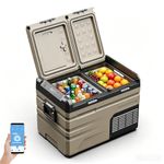 Car Fridge/Freezer 36L Dual Zone Dual Door Compressor 12/24V Cooler Box APP