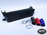 MTC BMW 335D E90-E93 TURBO FRONT MOUNT INTERCOOLER BLACK AND BOOST HOSE