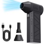 MF50 Electric Air Duster-Mini Blower Turbo Fan for PC, Toys and Car