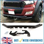 Front Bumper City Bar Spoiler Nudge Bull Bar Black For Ford Ranger 09/2015-2022