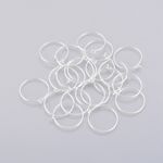 Earring Wire Hoops - 50 pcs (25 Pairs) - Silver Plated - 20mm - Jewellery Making